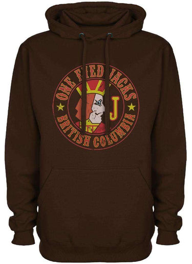 One Eyed Jacks Circular Logo Hoodie For Men and Women 8Ball